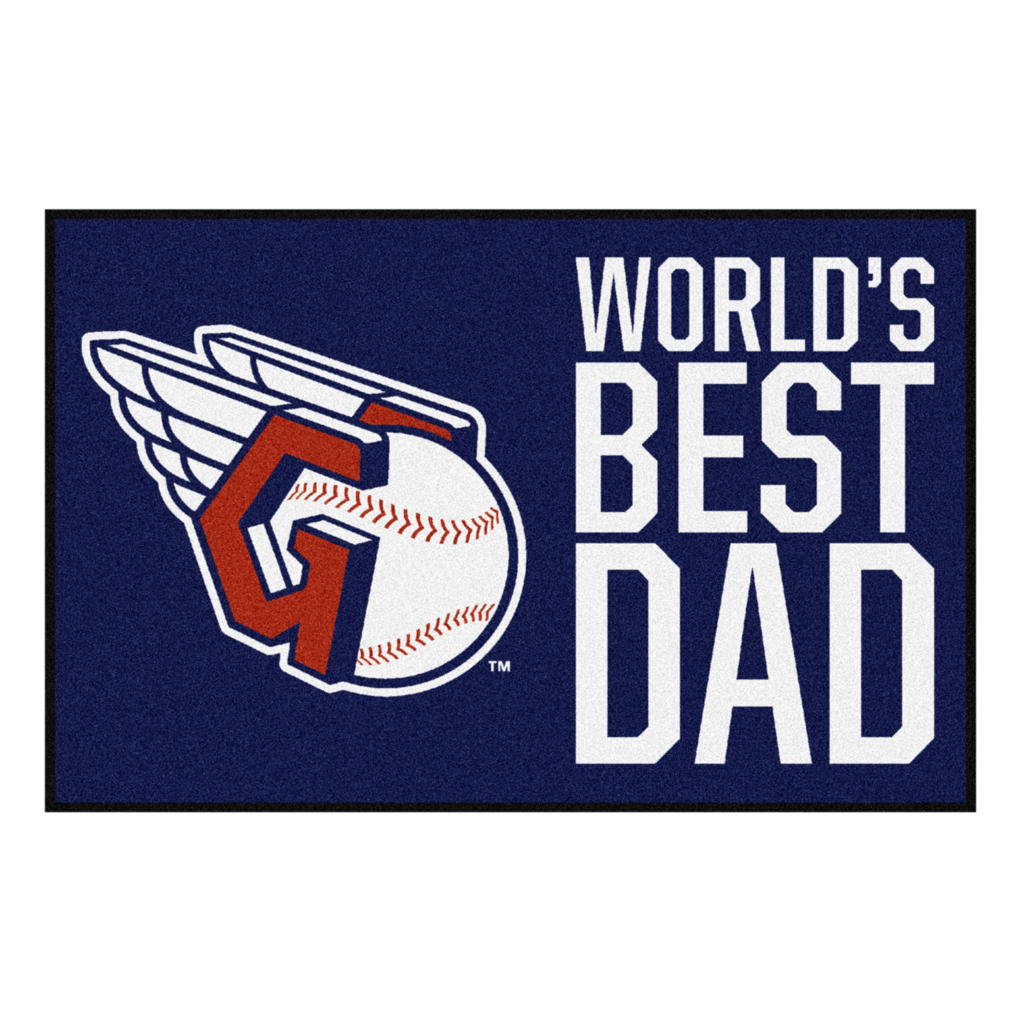 Cleveland Guardians Starter Mat - World's Best Dad